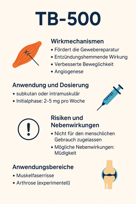 TB-500 (Thymosin Beta-4): Wirkung, Anwendung und Risiken im Überblick